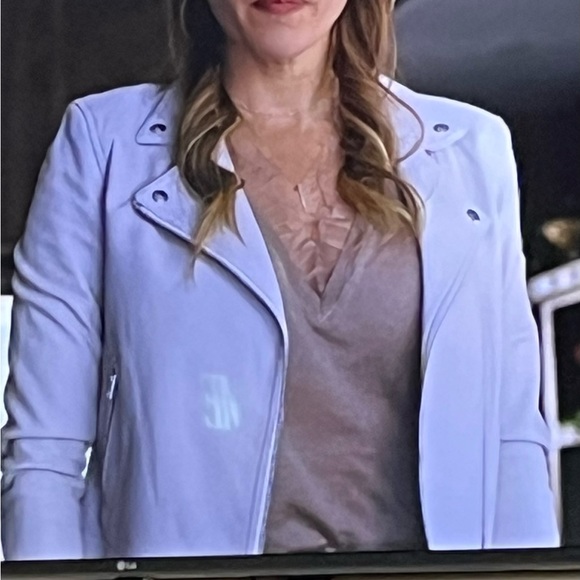 Zaful Women’s gray microfiber Moto style jacket NWT size large - Picture 4 of 5